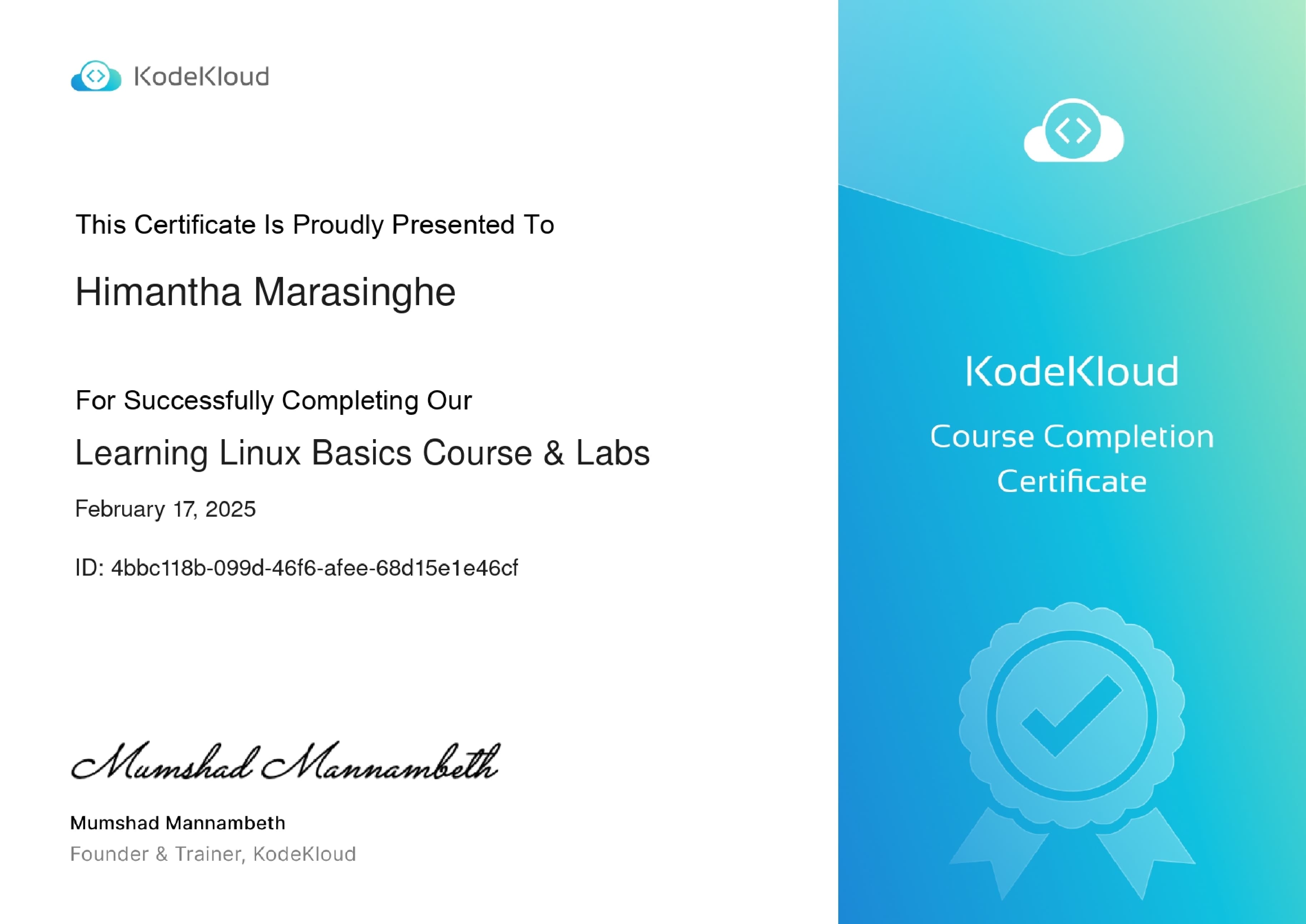 Linux (Basic) - KodeKloud